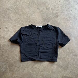 ZARA ULTRA CROP TEE